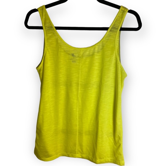 2for$20 NWOT Joe Fresh Neon Lime Athletic Workout Tank Top Size Large - Picture 3 of 6